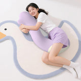 Maxbell Long Body Pillow for Sleeping Portable Leg Pillow for Birthday Gift Sofa Bed Violet