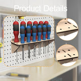 Maxbell Screwdriver Organizer Wall Mount Screwdriver Holder for Home Easy to Install 22.5cmx7.2cmx7.5cm