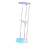 Maxbell Acrylic Side Table Colorful NightStand Bedside Table for Office Home Balcony