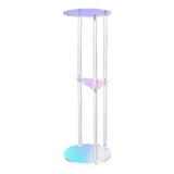 Maxbell Acrylic Side Table Colorful NightStand Bedside Table for Office Home Balcony