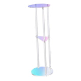 Maxbell Acrylic Side Table Colorful NightStand Bedside Table for Office Home Balcony