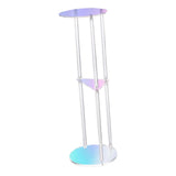 Maxbell Acrylic Side Table Colorful NightStand Bedside Table for Office Home Balcony
