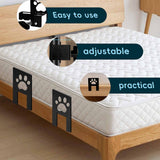 Maxbell 2x Non Slip Mattress Gaskets Cute Paw Pper Bar Stability Reusable Adjustable