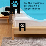 Maxbell 2x Non Slip Mattress Gaskets Cute Paw Pper Bar Stability Reusable Adjustable