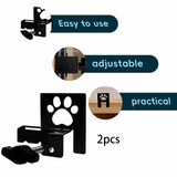 Maxbell 2x Non Slip Mattress Gaskets Cute Paw Pper Bar Stability Reusable Adjustable