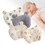 Maxbell Newborn Pillow Portable Head Shaping Pillow Cartoon Comfortable Neck Support bear