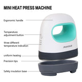 Maxbell Mini Heat Press Machine Portable Heat Transfer Machine for Hats Crafts Shoes