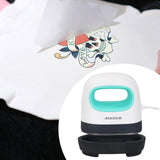 Maxbell Mini Heat Press Machine Portable Heat Transfer Machine for Hats Crafts Shoes