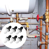 Maxbell 6Pcs 3/8" 10mm Inline Check Valve Accessory Multifunctional Single Way Valve