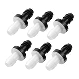 Maxbell 6Pcs 3/8" 10mm Inline Check Valve Accessory Multifunctional Single Way Valve