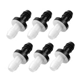 Maxbell 6Pcs 3/8" 10mm Inline Check Valve Accessory Multifunctional Single Way Valve