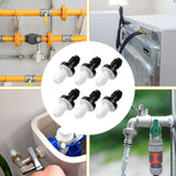 Maxbell 6Pcs 3/8" 10mm Inline Check Valve Accessory Multifunctional Single Way Valve