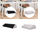 Maxbell Foot Rest for Under Desk Washable Office Foot Stool for Home Travel Airplane Black