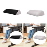 Maxbell Foot Rest for Under Desk Washable Office Foot Stool for Home Travel Airplane Black