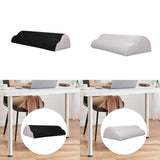 Maxbell Foot Rest for Under Desk Washable Office Foot Stool for Home Travel Airplane Black