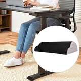 Maxbell Foot Rest for Under Desk Washable Office Foot Stool for Home Travel Airplane Black