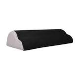 Maxbell Foot Rest for Under Desk Washable Office Foot Stool for Home Travel Airplane Black