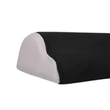 Maxbell Foot Rest for Under Desk Washable Office Foot Stool for Home Travel Airplane Black