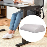 Maxbell Foot Rest for Under Desk Washable Office Foot Stool for Home Travel Airplane Gray