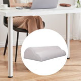 Maxbell Foot Rest for Under Desk Washable Office Foot Stool for Home Travel Airplane Gray