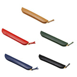 Maxbell Pencil Case Thin Retro Style Aesthetic Pen Bag for Boys Girls Makeup Office Brown