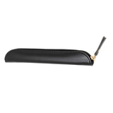 Maxbell Pencil Case Thin Retro Style Aesthetic Pen Bag for Boys Girls Makeup Office Black