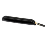 Maxbell Pencil Case Thin Retro Style Aesthetic Pen Bag for Boys Girls Makeup Office Black