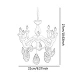 Maxbell Hanging Drying Rack Laundry Drying Rack Windproof for Baby Clothes Socks Bra Blue