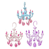 Maxbell Hanging Drying Rack Laundry Drying Rack Windproof for Baby Clothes Socks Bra Blue