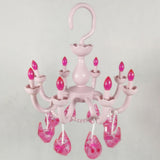 Maxbell Hanging Drying Rack Laundry Drying Rack Windproof for Baby Clothes Socks Bra Pink