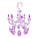 Maxbell Hanging Drying Rack Laundry Drying Rack Windproof for Baby Clothes Socks Bra Purple