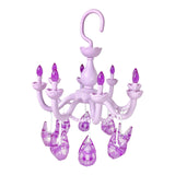 Maxbell Hanging Drying Rack Laundry Drying Rack Windproof for Baby Clothes Socks Bra Purple