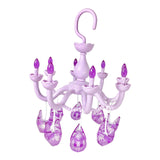 Maxbell Hanging Drying Rack Laundry Drying Rack Windproof for Baby Clothes Socks Bra Purple