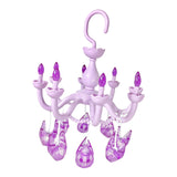 Maxbell Hanging Drying Rack Laundry Drying Rack Windproof for Baby Clothes Socks Bra Purple