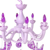 Maxbell Hanging Drying Rack Laundry Drying Rack Windproof for Baby Clothes Socks Bra Purple