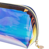 Maxbell Iridescent Holographic Makeup Bag for Diaper Vacation Gift Travel Essentials 22cmx8cmx11cm