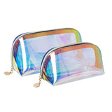 Maxbell Iridescent Holographic Makeup Bag for Diaper Vacation Gift Travel Essentials 22cmx8cmx11cm
