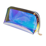 Maxbell Iridescent Holographic Makeup Bag for Diaper Vacation Gift Travel Essentials 22cmx8cmx11cm