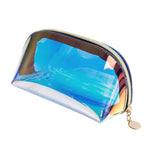 Maxbell Iridescent Holographic Makeup Bag for Diaper Vacation Gift Travel Essentials 18cmx7.5cmx9cm