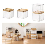 Maxbell Makeup Holder Dustproof Cover Anti Slip Desktop Organizer for Dresser Vanity for Lipstick