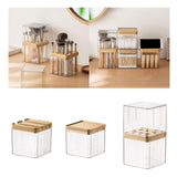 Maxbell Makeup Holder Dustproof Cover Anti Slip Desktop Organizer for Dresser Vanity for Lipstick