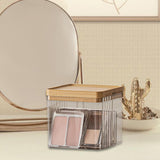 Maxbell Makeup Holder Dustproof Cover Anti Slip Desktop Organizer for Dresser Vanity for Makeup Pad