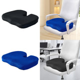 Maxbell Memory Foam Seat Cushion Breathable Gaming Chairs Butt Pillow Coccyx Cushion Blue