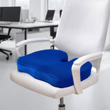 Maxbell Memory Foam Seat Cushion Breathable Gaming Chairs Butt Pillow Coccyx Cushion Blue