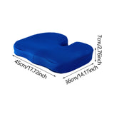 Maxbell Memory Foam Seat Cushion Breathable Gaming Chairs Butt Pillow Coccyx Cushion Blue