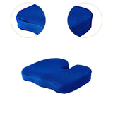 Maxbell Memory Foam Seat Cushion Breathable Gaming Chairs Butt Pillow Coccyx Cushion Blue