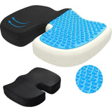 Maxbell Memory Foam Seat Cushion Breathable Gaming Chairs Butt Pillow Coccyx Cushion Black