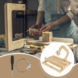 Maxbell Wire Soap Cutter Making Candles Cutting Tool for Butter Family Friends Bread
