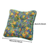 Maxbell Square Chair Seat Cushion Fireplace Reading Corner Pillow 40x40cm Thick Soft Style A