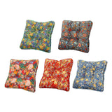 Maxbell Square Chair Seat Cushion Fireplace Reading Corner Pillow 40x40cm Thick Soft Style A